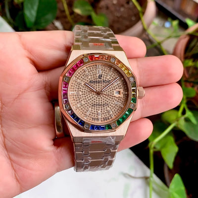 Audemars Piguet Royal Oak 15413OR Rainbow Rose Gold