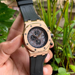 Audemars Piguet Royal Oak Chronograph RG-Black Quartz