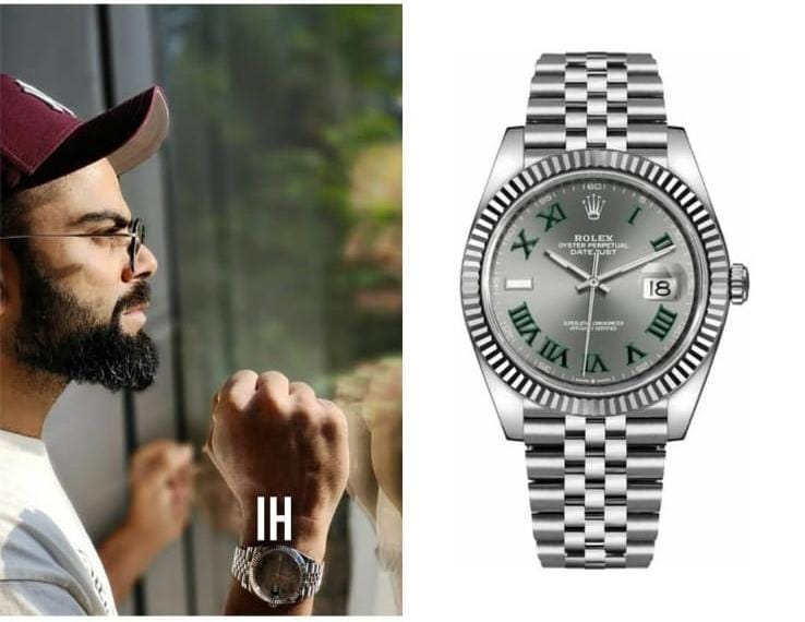 Rolex DateJust Silver Fluted Bezel Roman Figure