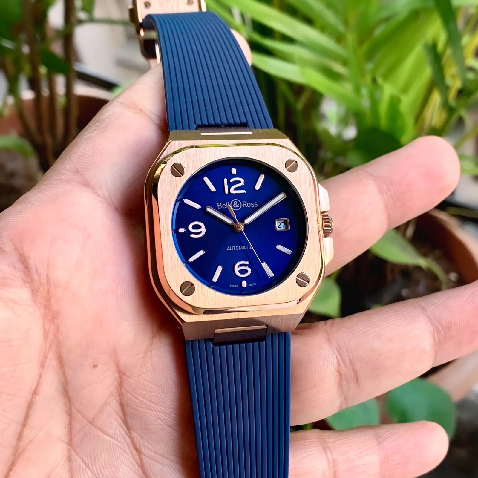 Bell & Ross Urban BR05 Blue-RG Automatic