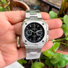 ساعة Bell & Ross BR-05 Urban Chronograph Black Quartz بسلسلة