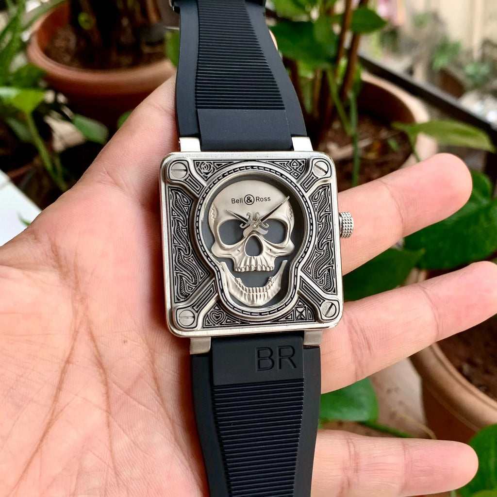Bell & Ross BR-01 “BURNING SKULL” TATTOO