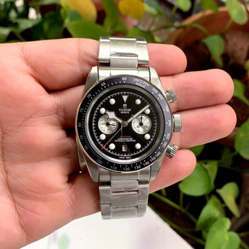 Tudor Black Bay Chronograph 79360 Silver-Black Chain