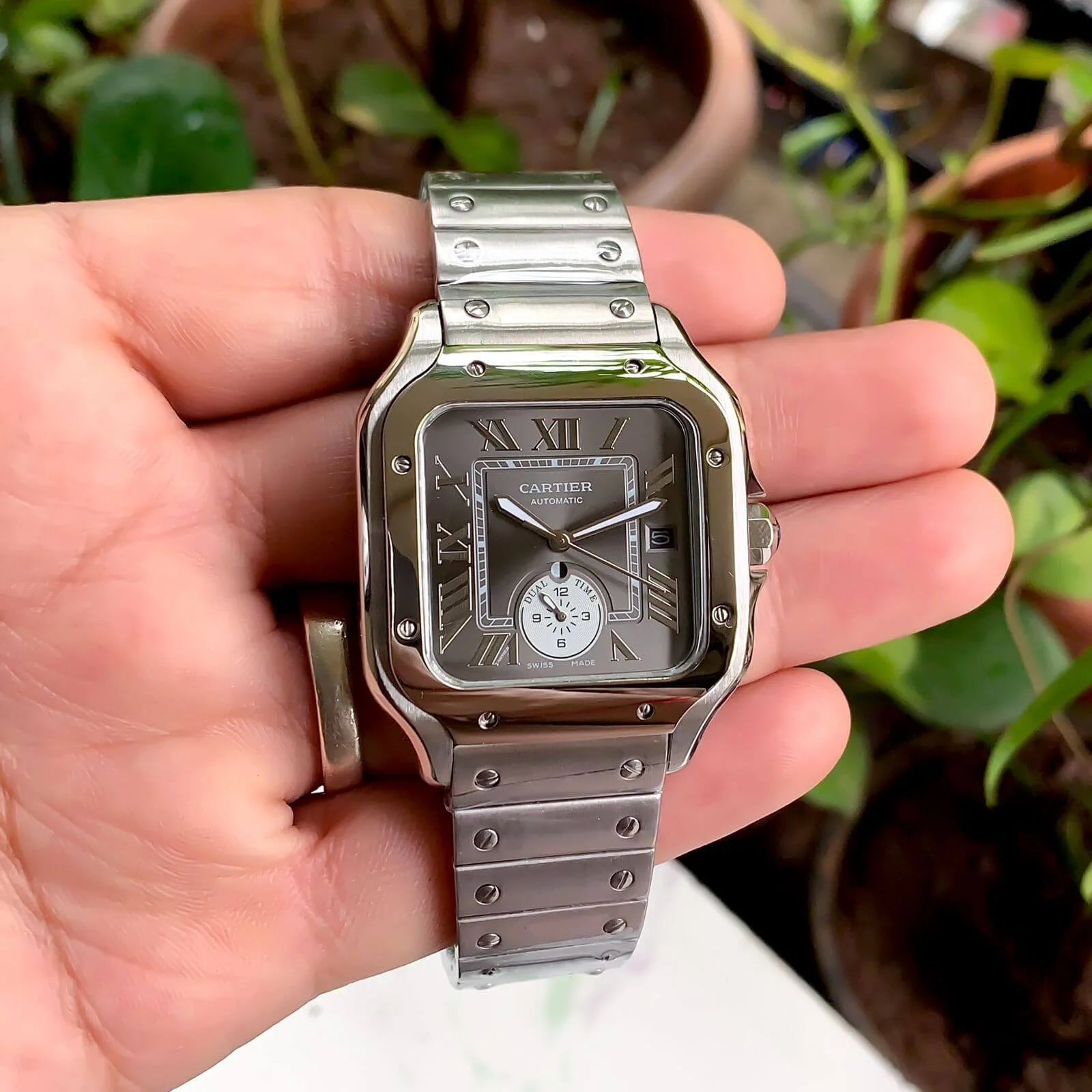 Cartier De Santos Dual Time WSSA0076