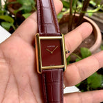 Cartier TANK MUST LARGE Red Gold Unisex