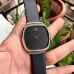 Calvin Klein Slim Diamond Bezel Black Quartz