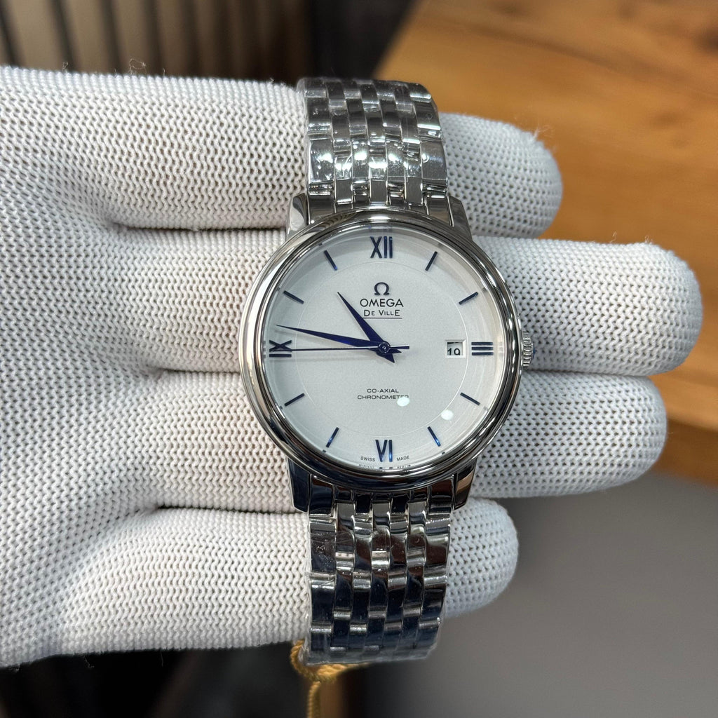 OMEGA De Ville Prestige Silver White