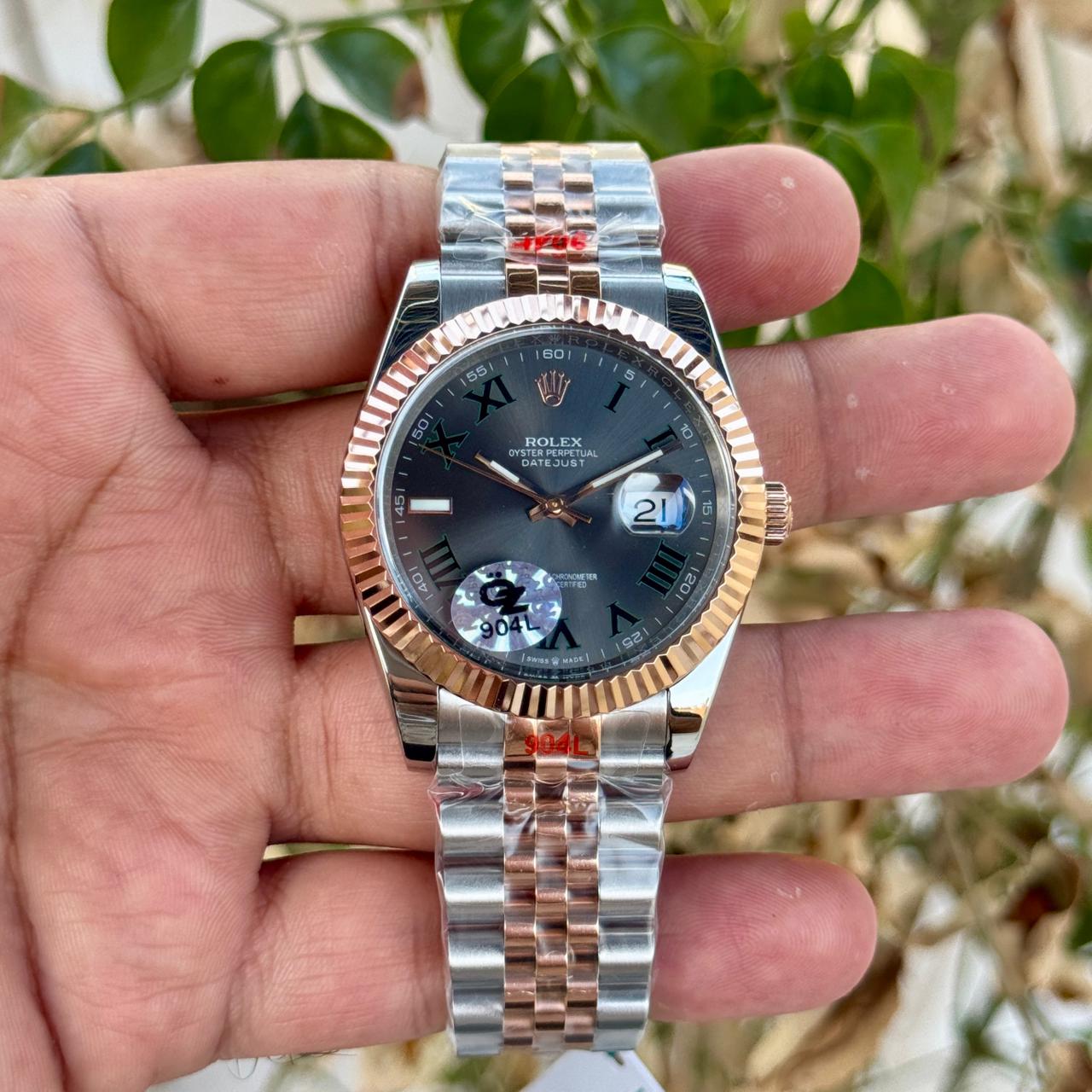 Rolex Date Just 41 SEMI ETA Wimbeldon Jubilee Strap