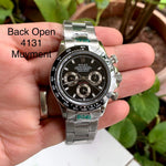 Rolex Cosmograph Daytona Black 4131 Movement Semi ETA