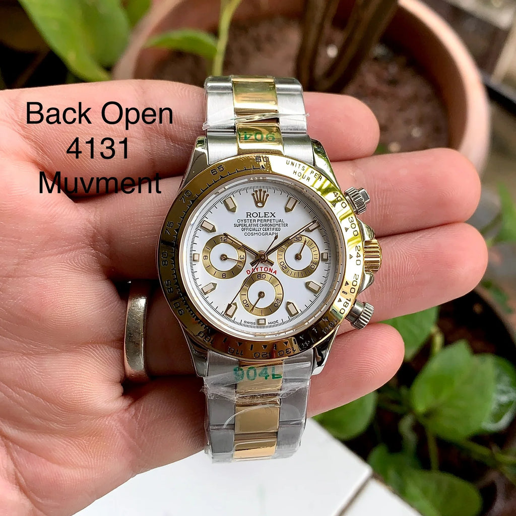 Rolex Cosmograph Daytona WhiteGold 4131 Movement Semi-ETA