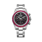 ROLEX Daytona Black Dial Ruby Bezel YZ