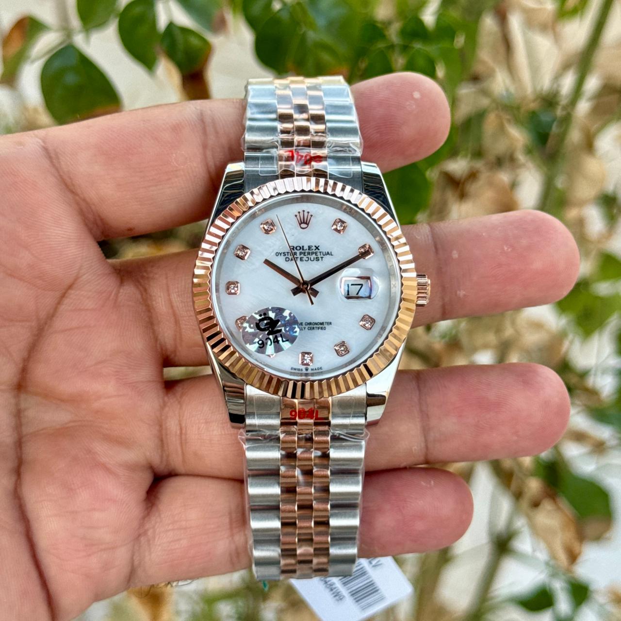 Rolex Date Just 41 SEMI ETA Mother Of Pearl Dial Jubilee Strap