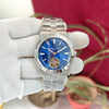 Vacheron Constantin Overseas Tourbillon Stainless Steel Ruby blue Dial