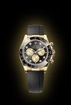 ROLEX Daytona Black Gold Diamond Figure