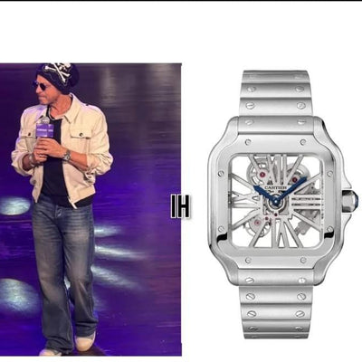 Cartier D’Santos Skeleton Silver White HQ