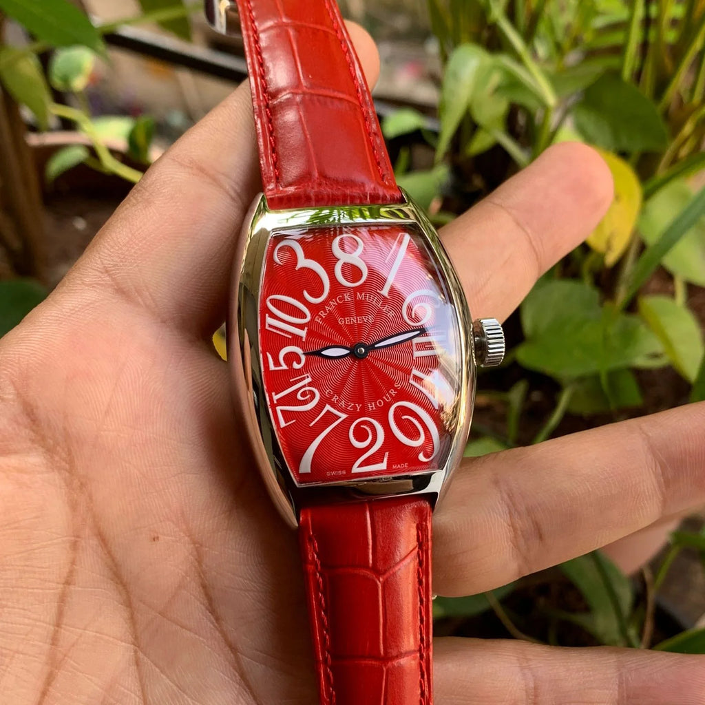 Franck Muller Crazy Hours Red-Silver