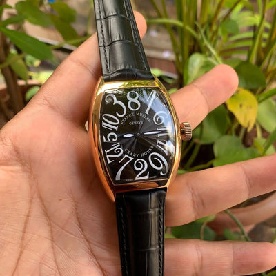 Franck Muller Crazy Hours Black-RoseGold