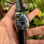 Franck Muller Crazy Hours Black-Silver