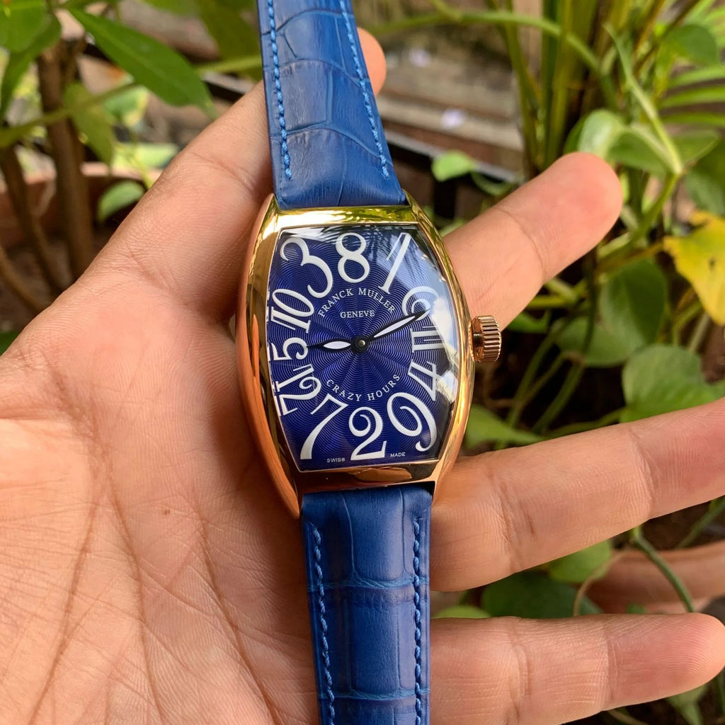 Franck Muller Crazy Hours Blue-RoseGold