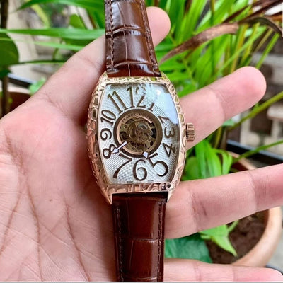 Franck Muller Curvex Grand Central Brown