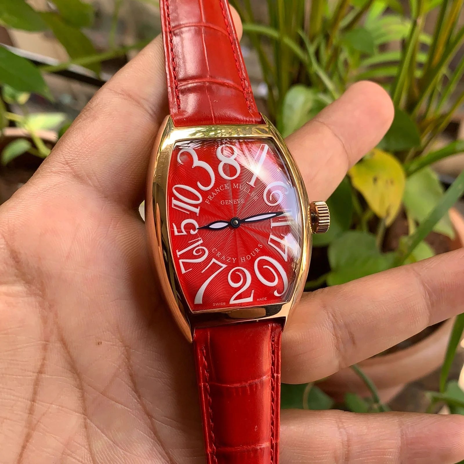 Franck Muller Crazy Hours Red-RoseGold