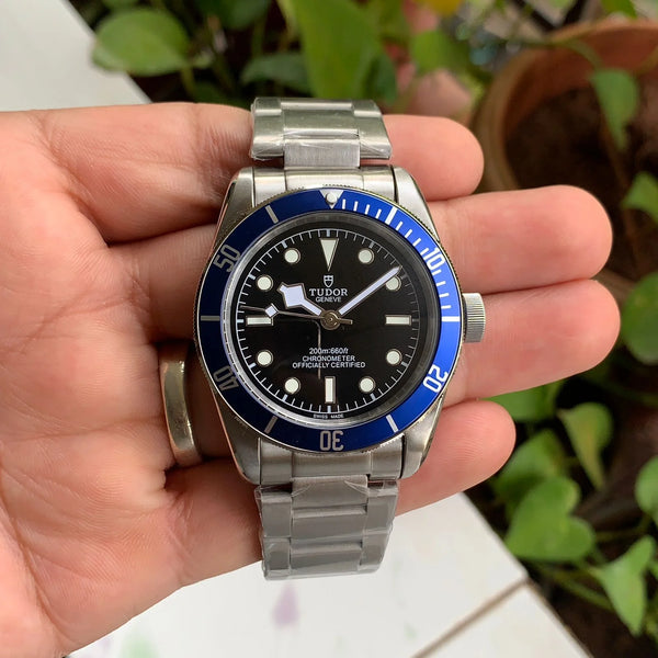 Tudor Black Bay Heritage Blue Bezel Chronometer