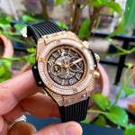 Hublot Big Bang Unico King Gold Diamond Quartz