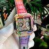 Hublot SQUARE Bang unico King RAINBOW كوارتز