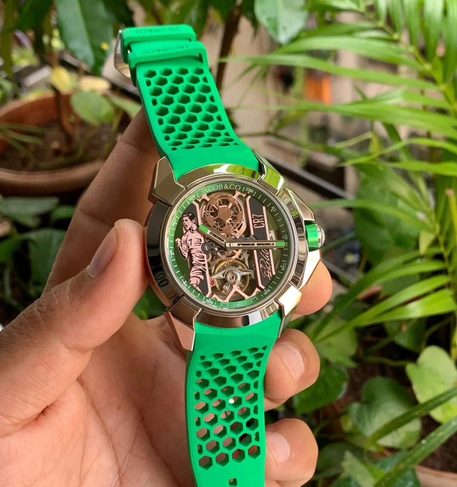 Jacob & Co Epic X CR7 Ronaldo Edition Green