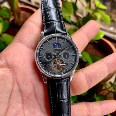 Jaeger LeCoultre Perpetual Calendar Tourbillon Black