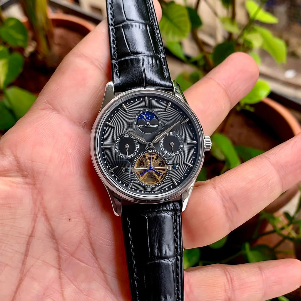 Jaeger LeCoultre Perpetual Calendar Tourbillon Black