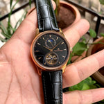 Jaeger-LeCoultre Master Ultra Thin RG-Black Strap