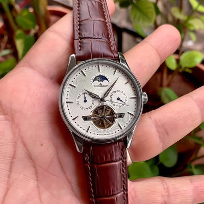 Jaeger LeCoultre Perpetual Calendar Tourbillon Brown