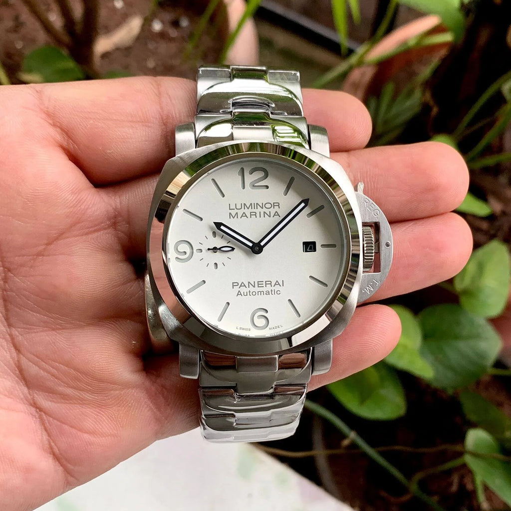Luminor Panerai Marina Automatic PAM01564 Silver-White