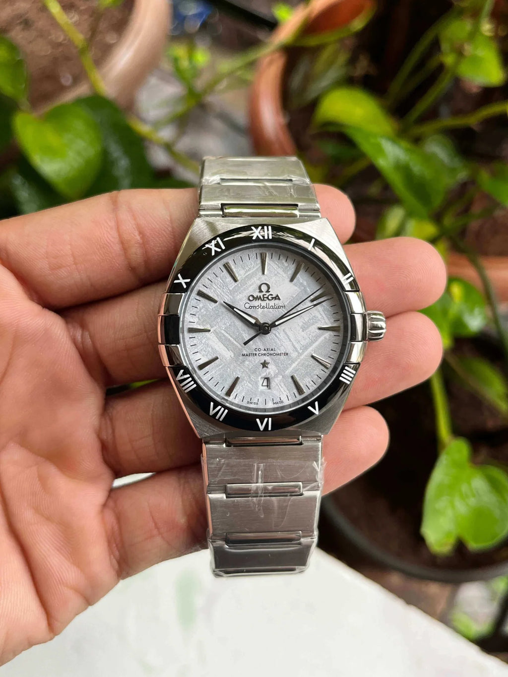 Omega Constellation Meteorite Edition Silver