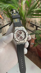 Audemars Piguet Chronograph Silver Bezel Case White Quartz