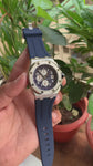 Audemars Piguet Chronograph Silver Blue Steel Quartz