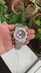 Audemars Piguet RO Offshore Chrono Silver Quartz Chain