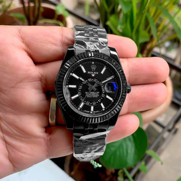 Rolex Sky-Dweller Full Black Jubilee Chain
