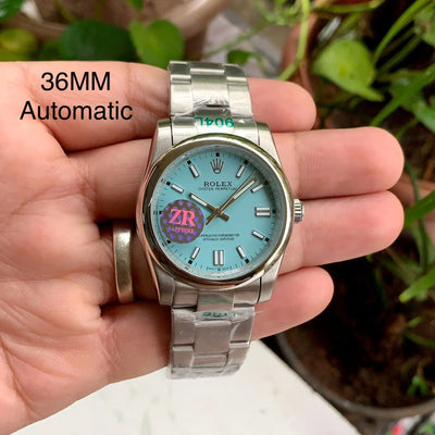 Rolex Oyster Perpetual Tiffany Blue Dial 36MM Ladies
