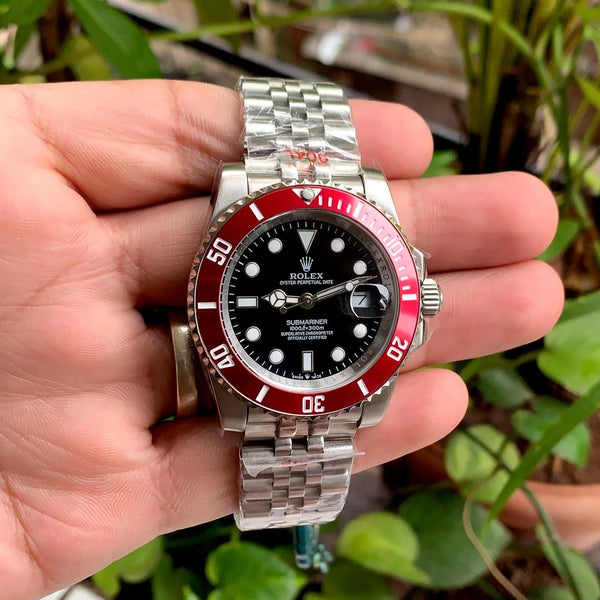 Rolex Submariner Jubilee Silver-Red Automatic
