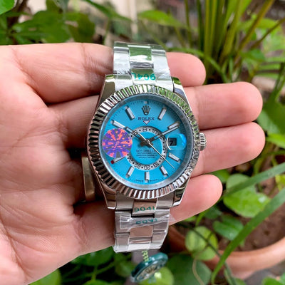 Rolex Sky-Dweller Oyster Tiffany Blue Dial