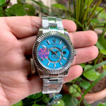 Rolex Sky-Dweller Oyster Tiffany Blue Dial