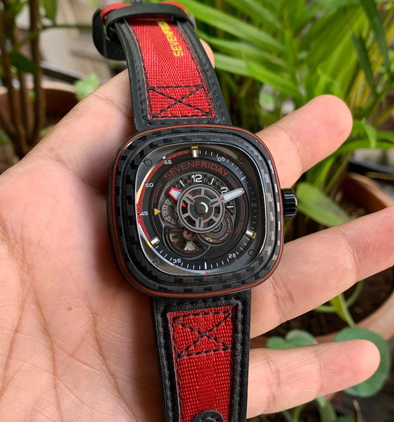 Seven Friday P3C-04 Red Carbon