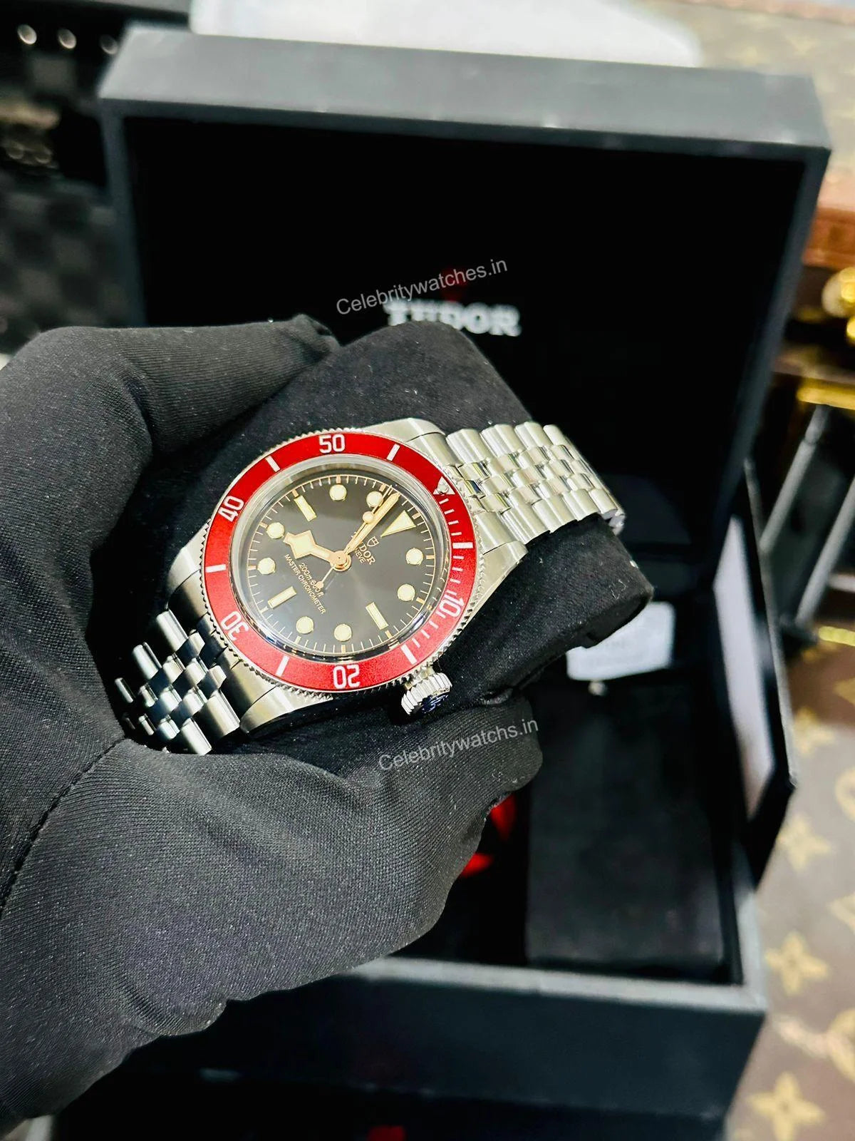 Tudor Black Bay 41 Red Bezel Jubilee 1:1 Super Clone Replica