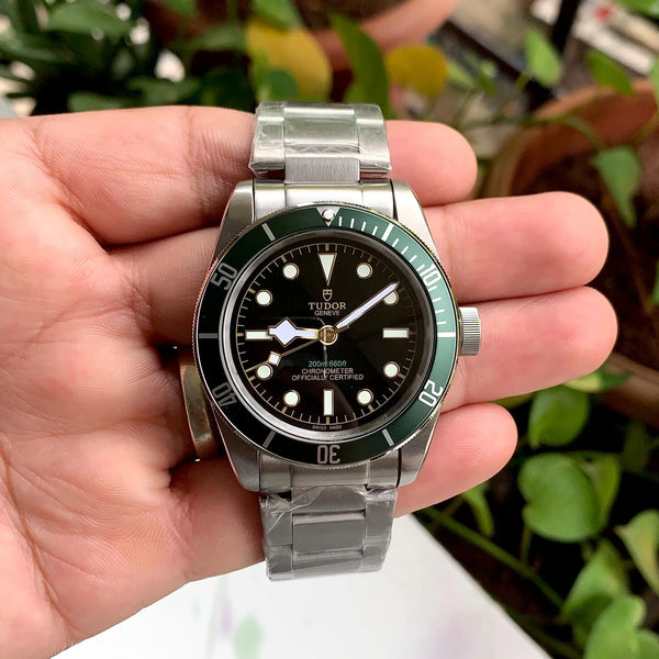 Tudor Black Bay Heritage Green Bezel Chronometer